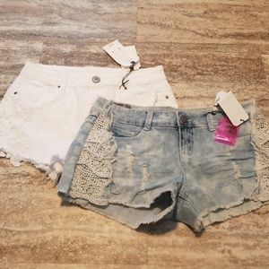 2 pair of Vanilla Star Shorts
